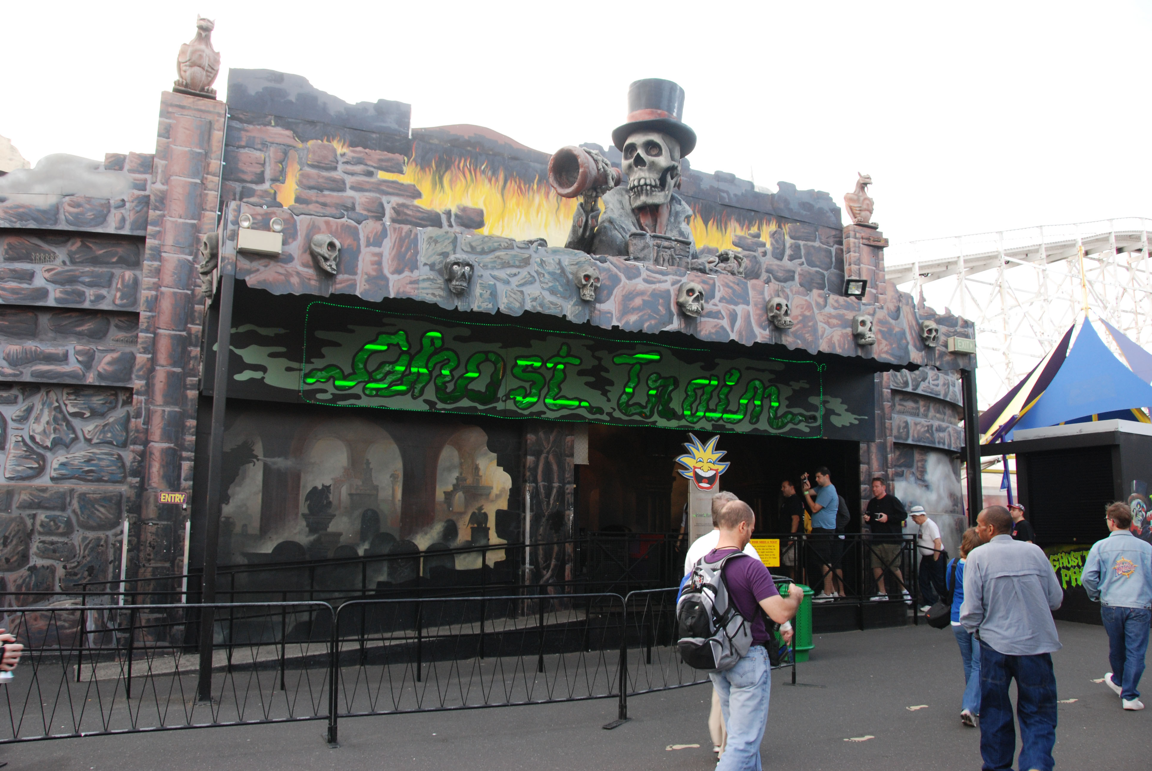 Luna Park Melbourne Ghost Train